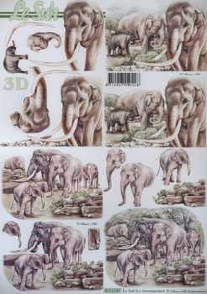 3D Schneidebogen Elefant