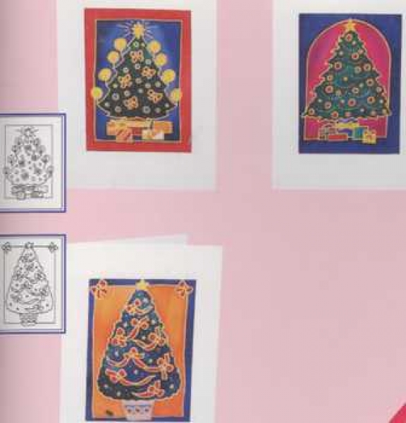 Gutta-Karten Weihnachtsbäume