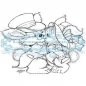 Clear Stamp, Laurence Collection, verliebtes Hasenpaar