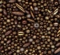 Perlenmix bronze-gold