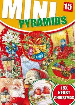3D Buch Mini Pyramide, Weihnachten, 15