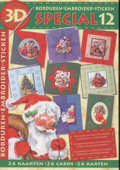 3D Buch Special 12, Weihnachten (Schneidebogen und Sticken)