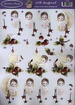 3D Schneidebogen Engel, Kerze