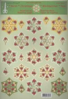 3D Rosetten-Schneidebogen Weihnachtsglocken