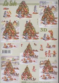 3D Schneidebogen Kinder schmücken Weihnachtsbaum
