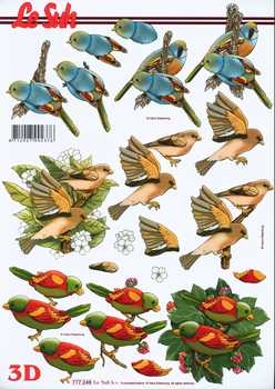 3D Schneidebogen Vögel