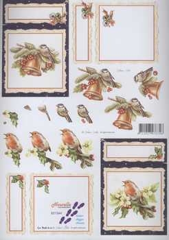 3D Schneidebogen Vogel, Glocke