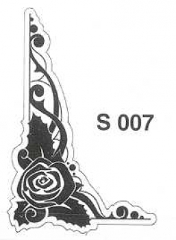 Embossing-Schablone Wonderful-Rose