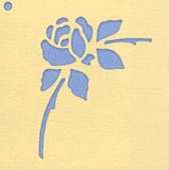 Embossing Schablone Rose