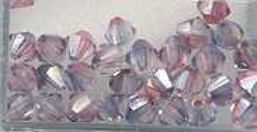 Facettenperlen brillantschliff, hellviolett