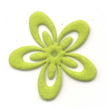 Filz-Blume Graziella grün