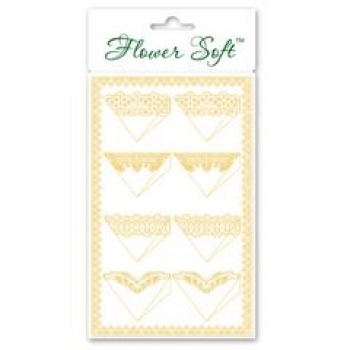 Flower Soft Kartenaufleger Blumentütchen, gold