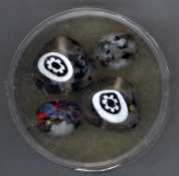 Glasperlen Millefiori crystal