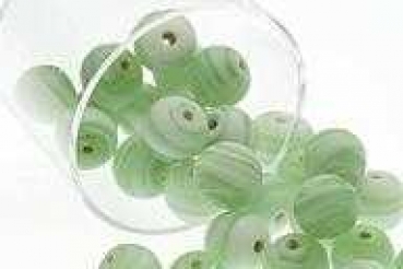 Glasperlen stripes, pistazie