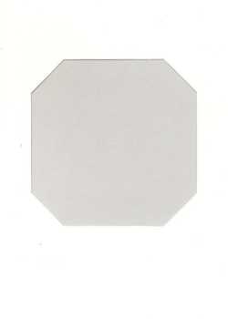 Kartenset Ausschnitt 8-Eck. weiss