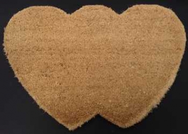 Fussmatte Herzen