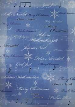 Papierbogen Merry Christmas