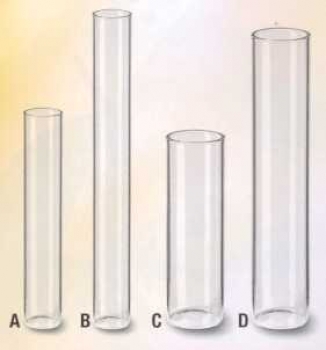 Reagenzglas mit Flachboden