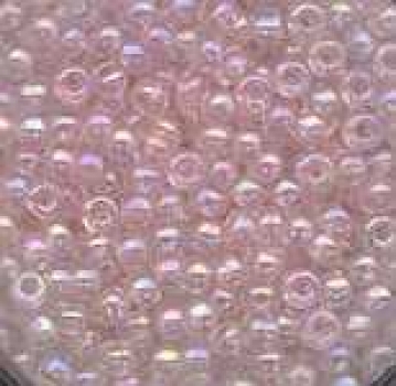 Rocailles zartrosa irisierend