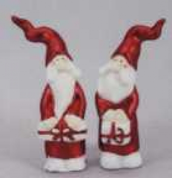 Porzellan Samichlaus rot-weiss