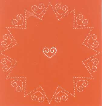 Stickschablone Chrissie Basic 1, Stern, Herzen