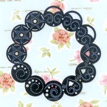 Embossing Stickschablone Multi-Rund