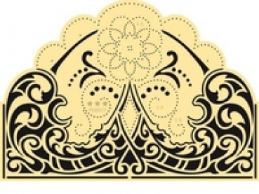 Embossing Stickschablone Star Collection elegant