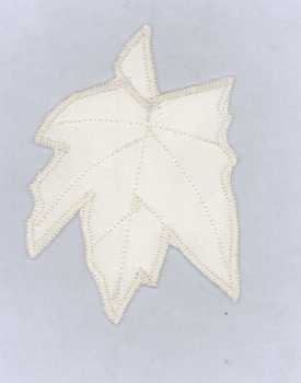 Seidenapplikation Ahornblatt