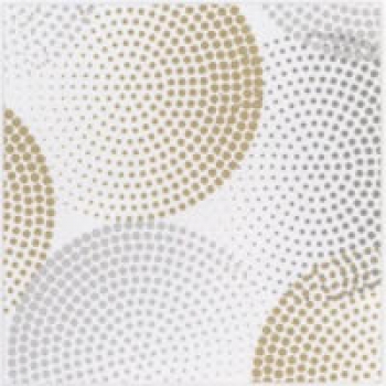 Serviette Kreise, silber-gold