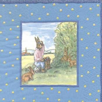 Serviette Osterhase, Pause