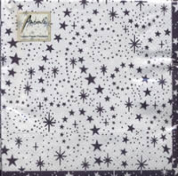 Serviette Sterne (Luxury Stars) aubergine