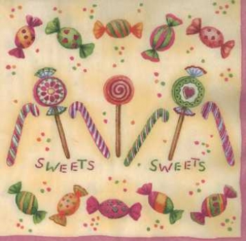 Serviette Sweets, Rarität