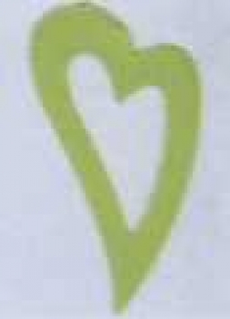 Silhouettenstanzer Herz geschwungen