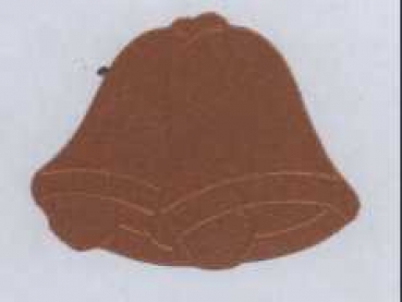 Stanzteil Glocken copper