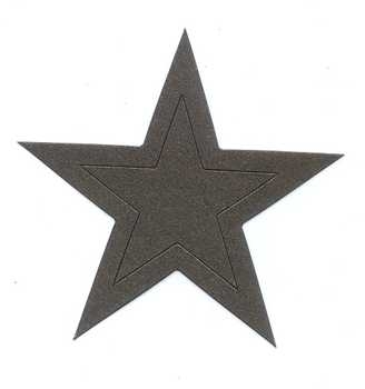 Stanzteil Doppelstern bronce