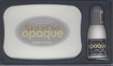 Stempelkissen-Set StazOn Opaque butter cream