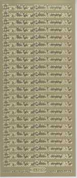 Sticker Herzlichen Glückwunsch gotisch