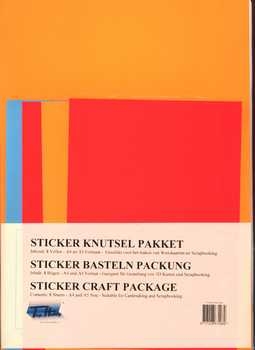 Sticker-Bastel-Packung
