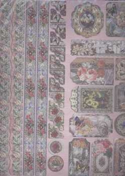 Sparkling Embossed Sticker Garten