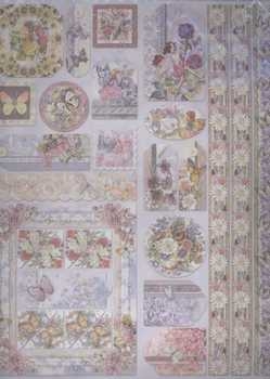 Sparkling Embossed Sticker Schmetterling, Elfe