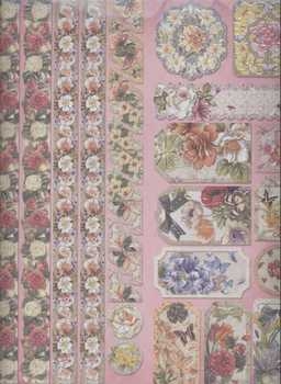 Embossed Sticker Blumen