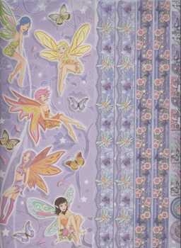 Sparkling Embossed Sticker Elfe