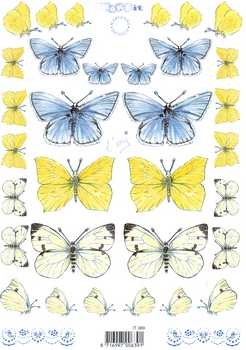 3D Schneidebogen Schmetterlinge