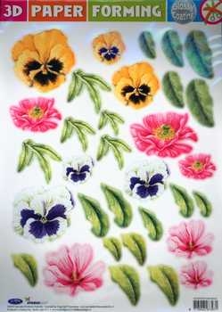 3D Paper Forming Blumen, 02
