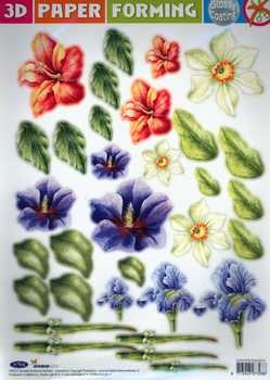 3D Paper Forming Blumen, 03
