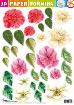 3D Paper Forming Blumen, 08