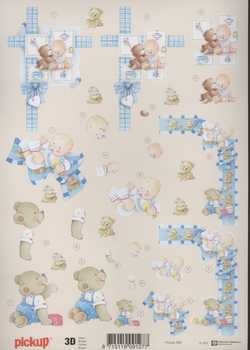 3D Schneidebogen Baby / Bär
