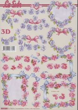 3D Schneidebogen Blumenband