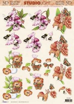 3D Schneidebogen Schmetterling, Hummel