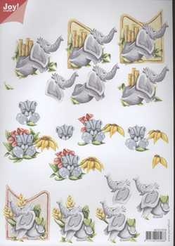 3D Schneidebogen Elefant